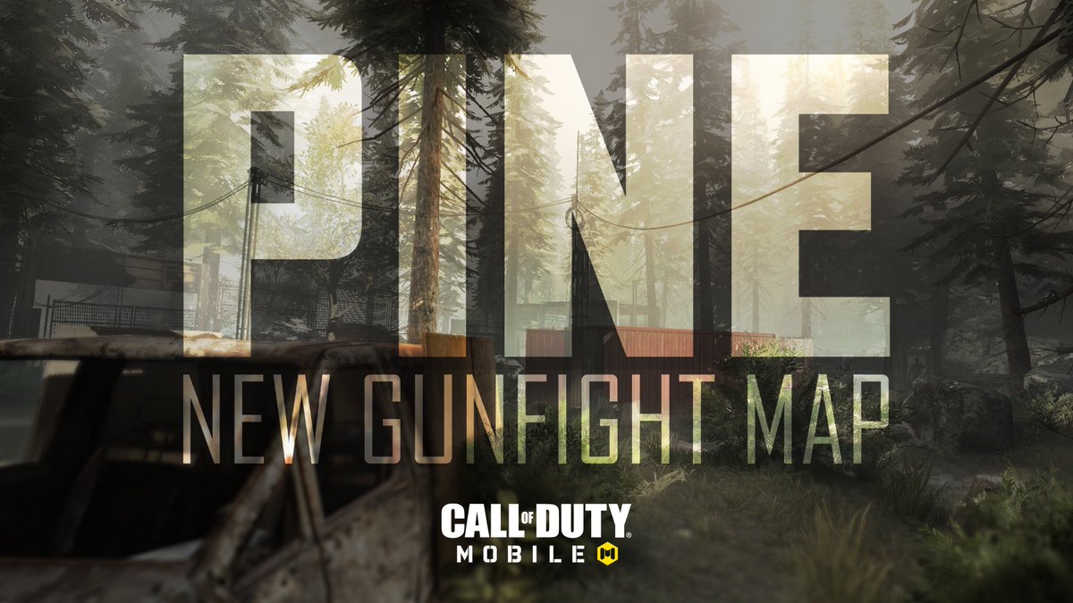 PlayCODMobile's tweet photo. ⚠ New map incoming! ⚠⁣
⁣
🌲 Pine is coming to #CODMobile for Gunfight mode in the next season! https://t.co/cYuPdUyG3O