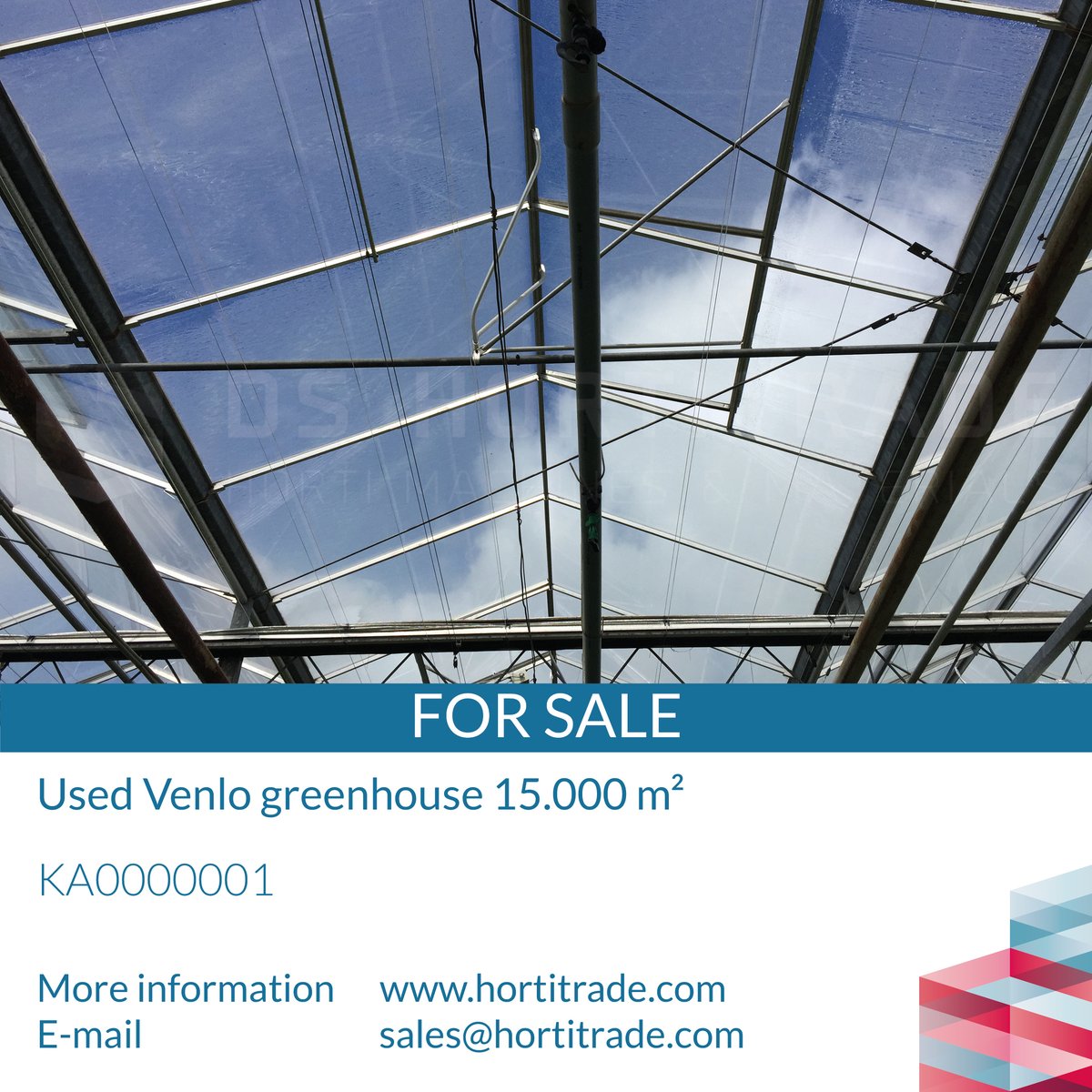 Today we have the following occasion in the spotlight: 
Used Venlo greenhouse 15.000 m²

hortitrade.com/en/catalog/ka0…