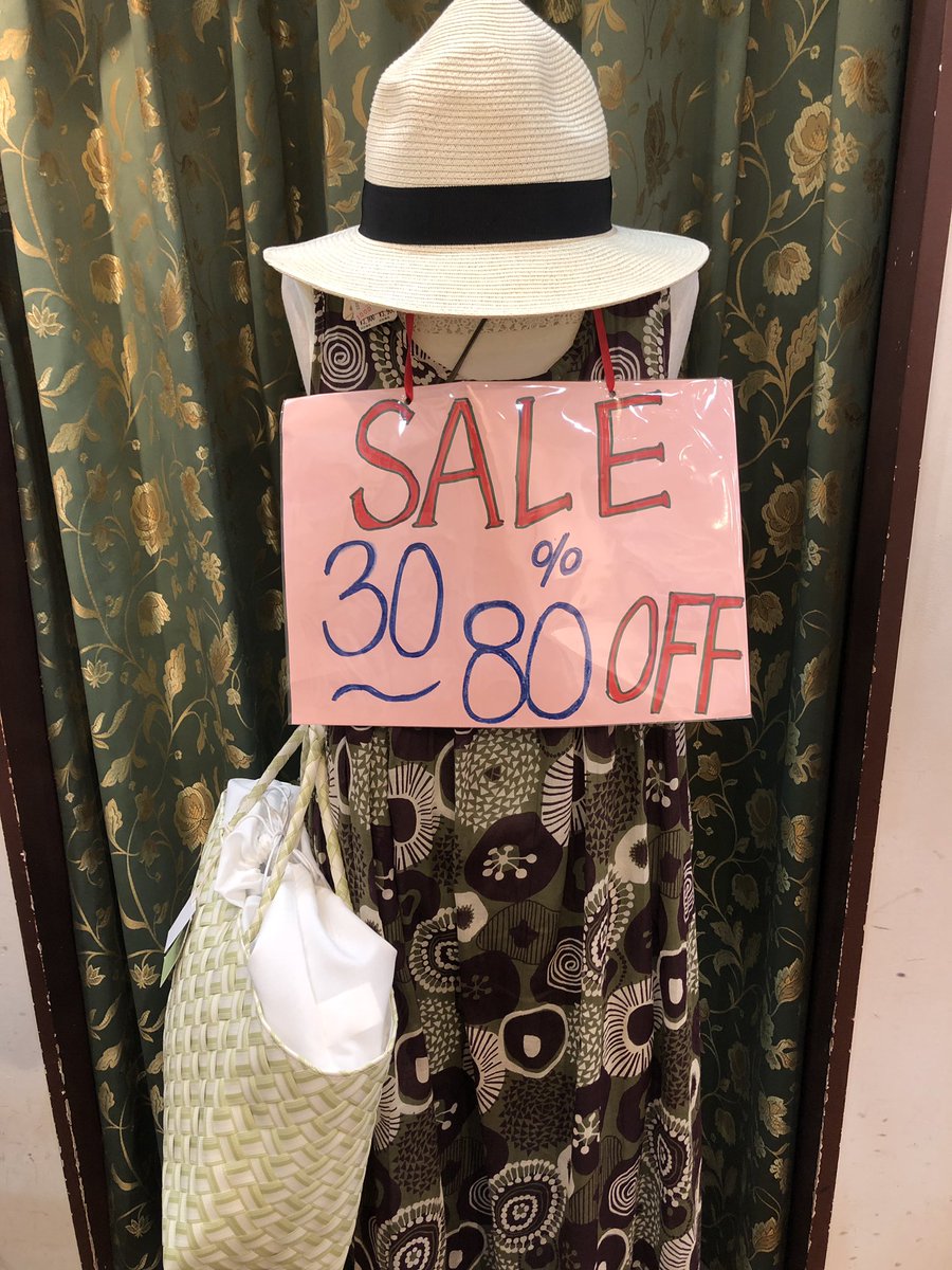 crystaljoy_hon's tweet photo. 夏物商品セール中です！
大変お買い得♪
ご来店、お待ちしてます！ https://t.co/NrKmG2Yc2t