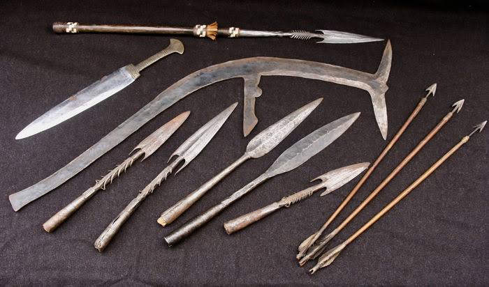 Some of the most common equipments from this period were spearheads, arrowheads, knives, and basic shovels or scissors.They made new tools like hoes and basic plows to help plant seeds and harvest foods like wheat, barley and rice etc.