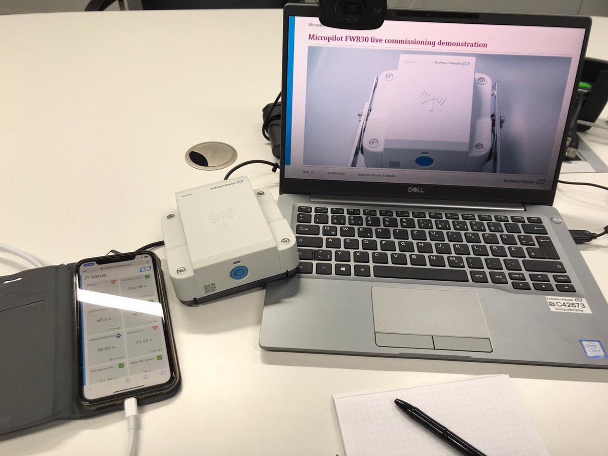 FlorianFal's tweet photo. Happy to show the new IoT #level #Radar #Micropilot #FWR30 to customers. Direct connection to #Netilion. @Endress_Hauser @Endress_UK @Endress_MX @Endress_NL @Endress_FR @Endress_MESC @EndressHauserIT @Endress_US @Endress_CA https://t.co/yAPXRpKPII
