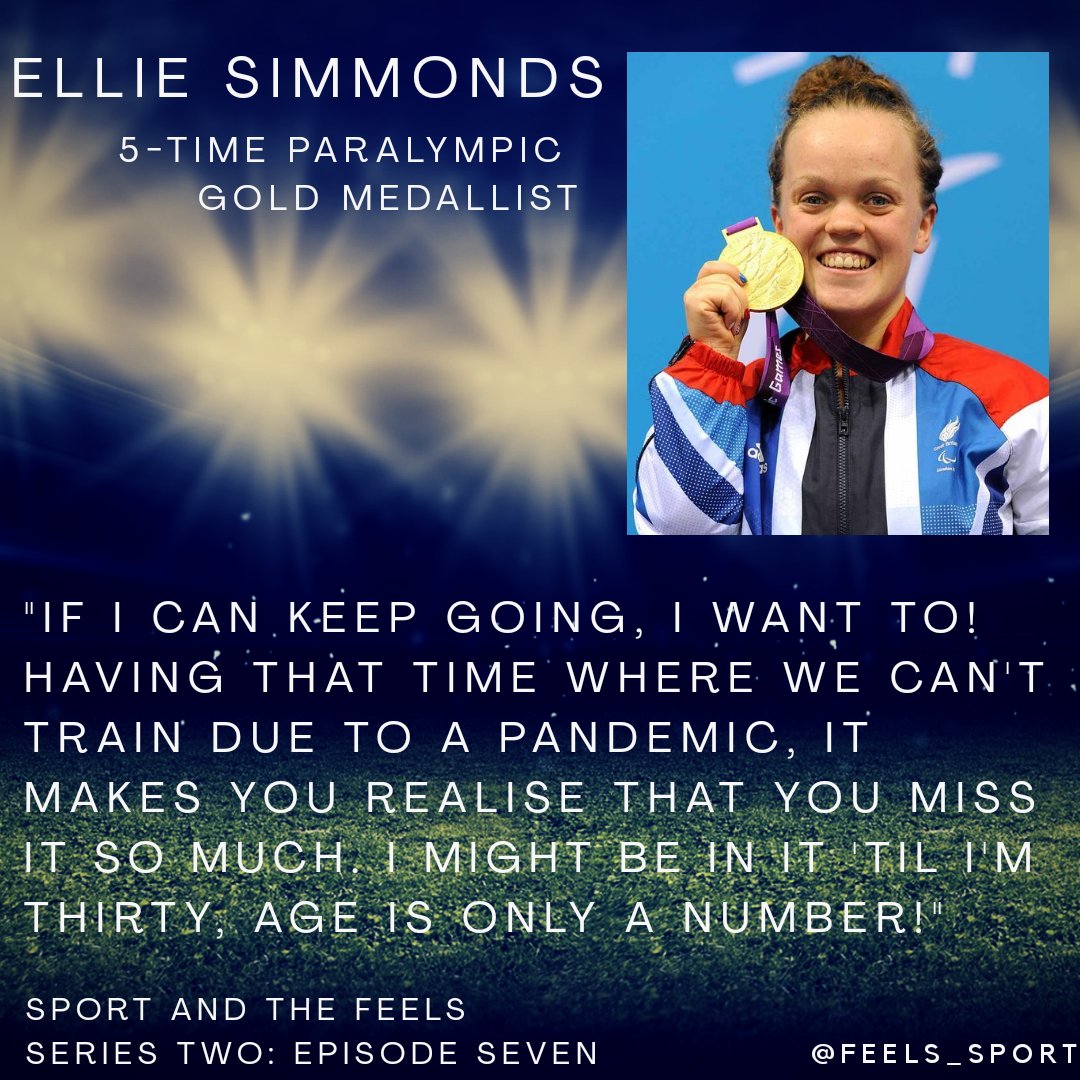 Feels_Sport's tweet photo. Tokyo 2020 was set to be the @EllieSimmonds1 farewell.

That was until lockdown. So watch out world again (perhaps 😉...)

She's on the latest episode along with @AliJawad12 @ParalympicsGB

🎧 https://t.co/dQgLBYwlhp https://t.co/NLGaGnViZ7