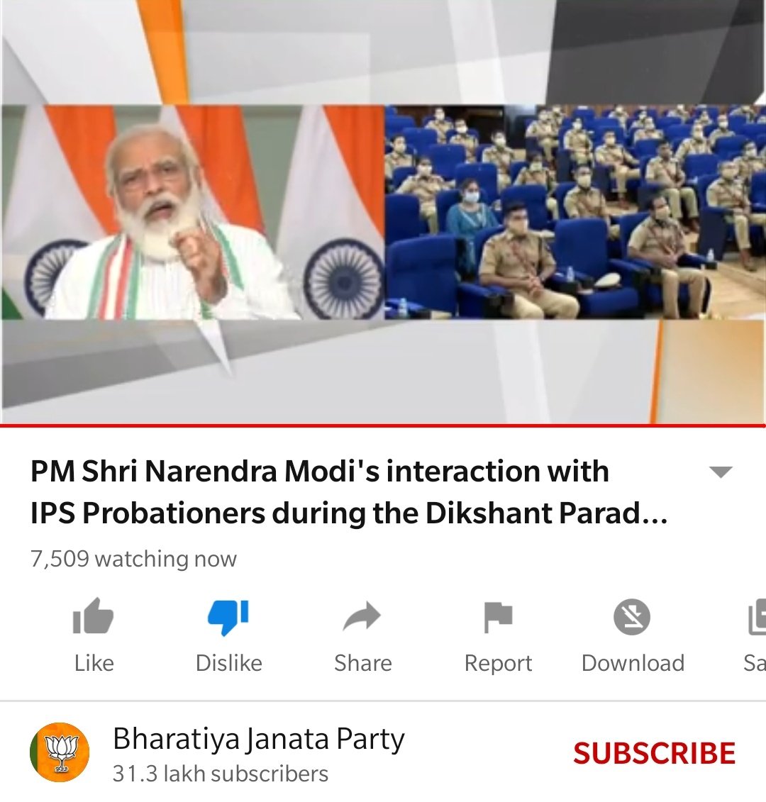 GauravPandhi's tweet photo. Why has @BJP4India disabled likes &amp; dislike count on their YouTube channel?

Why COMMENTS are turned Off? 😀

BJP IS SCARED OF YOUTH because #YuvaDislikeModi!
.. https://t.co/FicbJWHFMl