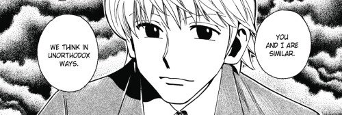 i know for a fact madhouse nerfed him like they did with leorio bc they were so afraid of his raw evil energy they had to craft it into something slightly deranged otherwise our mortal eyes could never comprehend it
