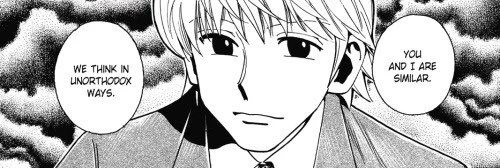 i know for a fact madhouse nerfed him like they did with leorio bc they were so afraid of his raw evil energy they had to craft it into something slightly deranged otherwise our mortal eyes could never comprehend it 