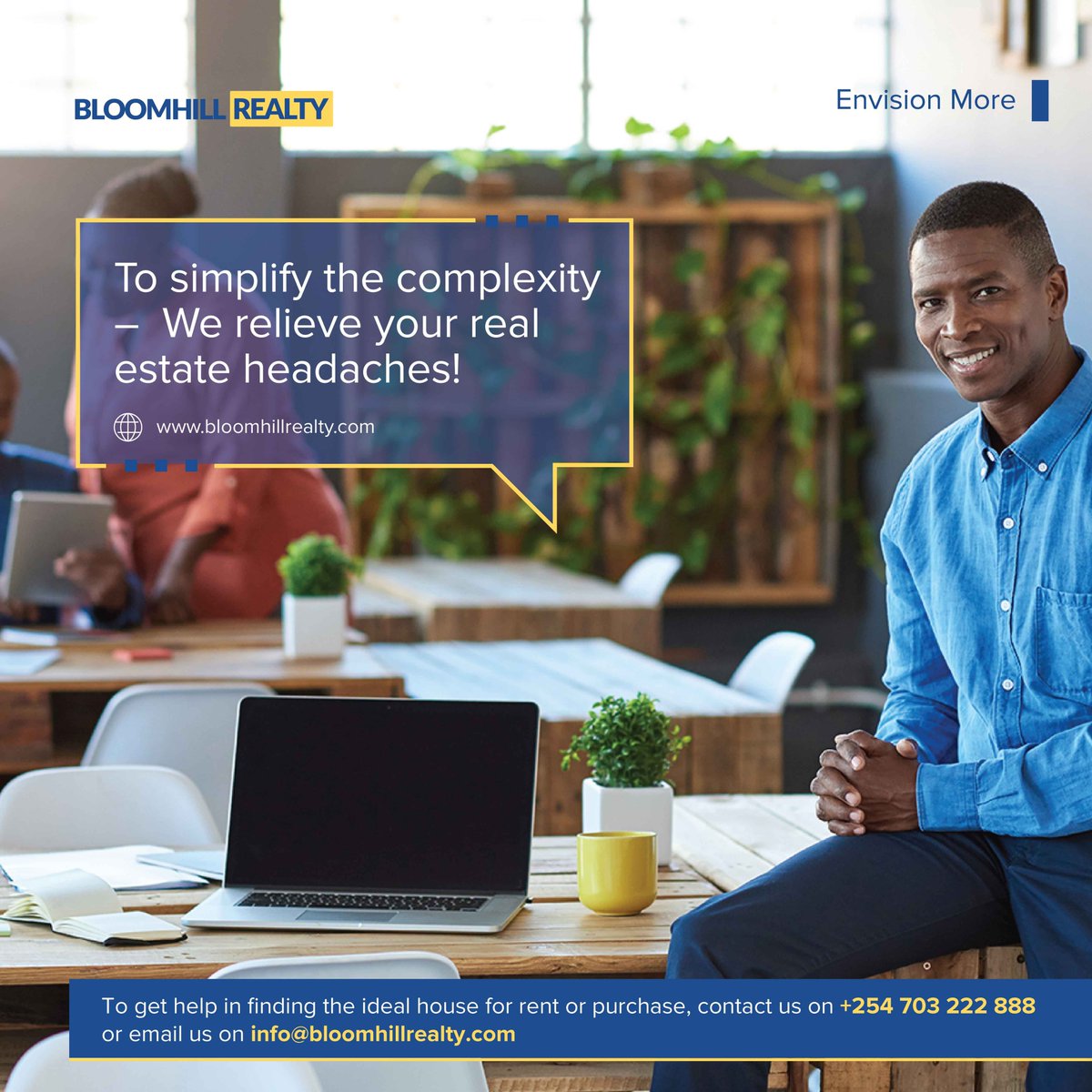 BloomhillR's tweet photo. Buying a home is the biggest investment you can make. Choose a real estate agent who can check all the boxes and give you the home you deserve.

Visit: https://t.co/up7RLNo5G0
☎️Call +254 703 222 888
✍️Email us on info@bloomhillrealty.com

#bloomhillrealty #realestateinvestment https://t.co/I4TwUUkGAt