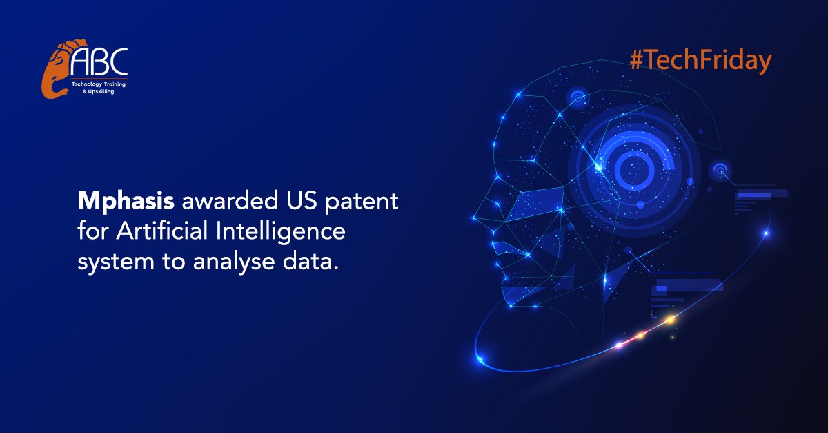 ABCfortech's tweet photo. Information technology solutions provider Mphasis - Bengaluru Headquartered company announced that it has recently been granted a US patent for its artificial intelligence system for tracking, managing and analysing data from unstructured data sources. 
.
.

#techfriday #IT https://t.co/RkEfM0Y8LB