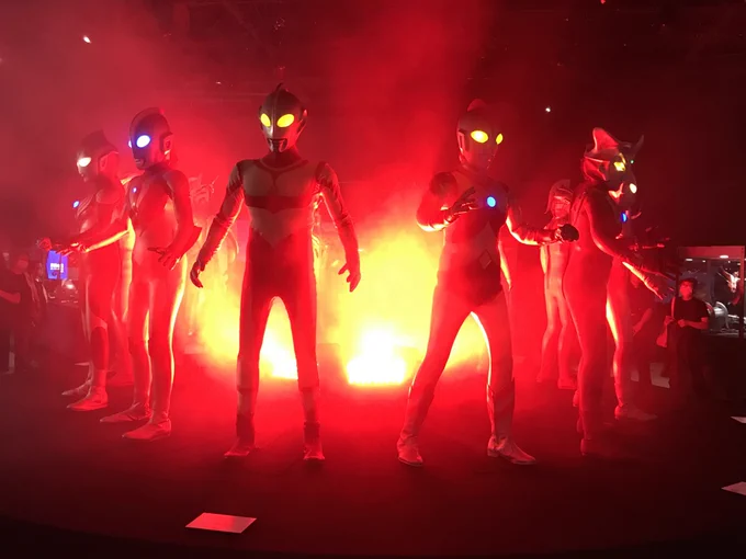 特撮のDNA ウルトラマン展の内覧会に来てます。 
