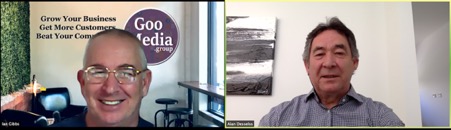 GooMediaGroup's tweet photo. Alan from https://t.co/ydVFdN30qQ was also interested in Goo Media and how it came about.

Many thanks, Alan for taking the time to chat mate.

You can read about the catch up here https://t.co/m7JUUuQigC

#supportlocalbusiness #localbusiness #supportinglocalbusinesses https://t.co/aQI1HpEmm9