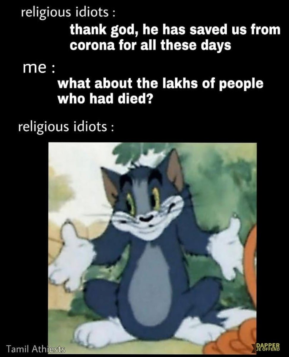 ComradeMukil's tweet photo. My contribution to atheist trending 😊 https://t.co/md3uHwDORy