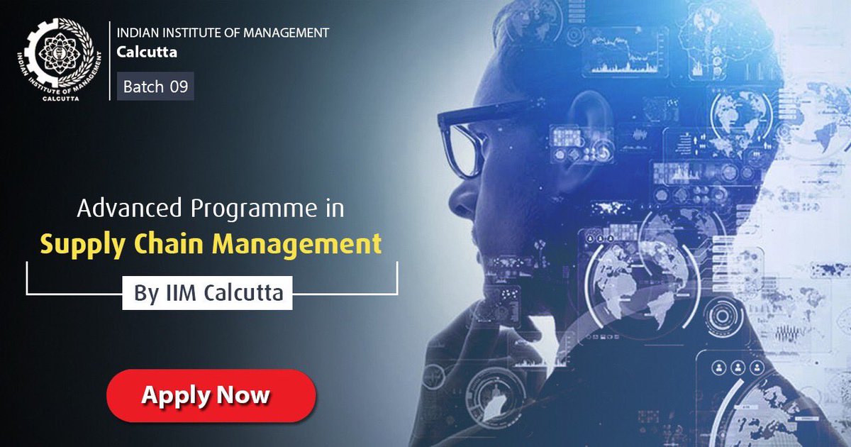 IIM_Calcutta's tweet photo. The real competition is between supply chains, not companies!
Learn Advanced Supply Chain Management #APSCM from India's top B-School, IIM Calcutta! #Batch09
Enquire now at https://t.co/t4gJOcGy3c https://t.co/n8gG1kgrfr