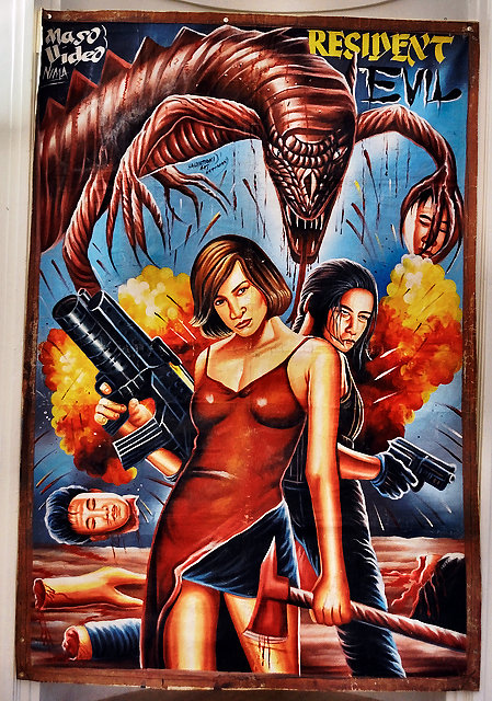 Dr_Giallo's tweet photo. - RESIDENT EVIL ~~~ #GHANA #horror #poster https://t.co/dmXyUpAqJ5