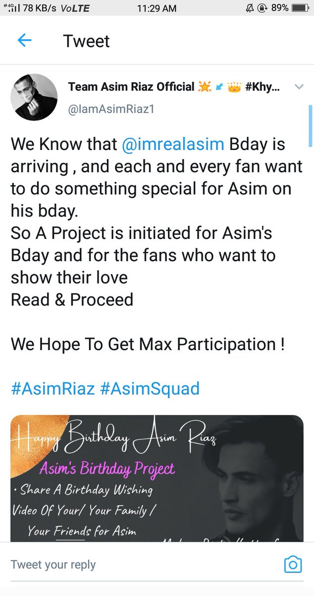 Everyone was shocked who knew about the project and asked me to come here in Twitter and checkHonestly when I saw the tweet from  @IamAsimRiaz1 account I couldn't believe I thought it was some misunderstanding because I never been fooled like this before (+)