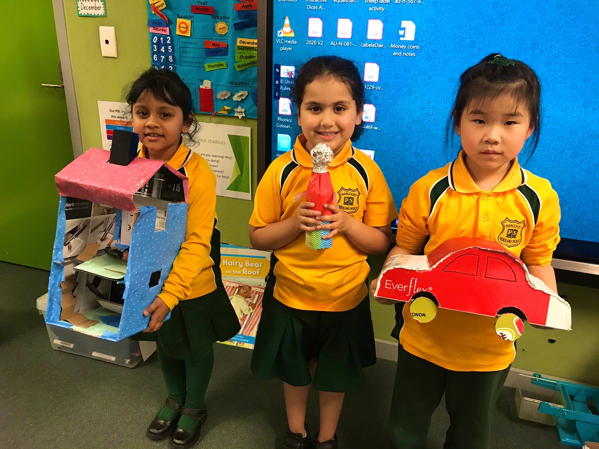 Kindy Purple had an exciting week of news! Students were very excited to showcase their little project using recyclable materials to peers! Well done! <a href="/JenDwyer13/">Jen Dwyer</a> <a href="/HarcourtPS/">Harcourt PS</a>