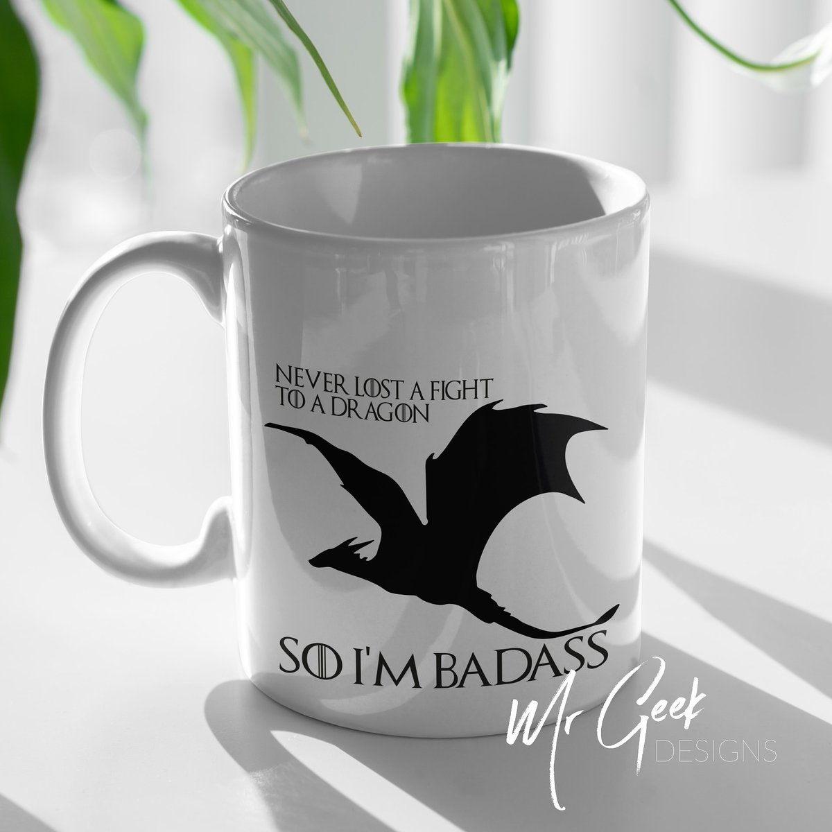 Exploring further ideas for products today 🤔 .....and I never have lost a dragon fight 🤣🐉#design #logodesign #merchandise #dragonslayer #coffee #coffeemug