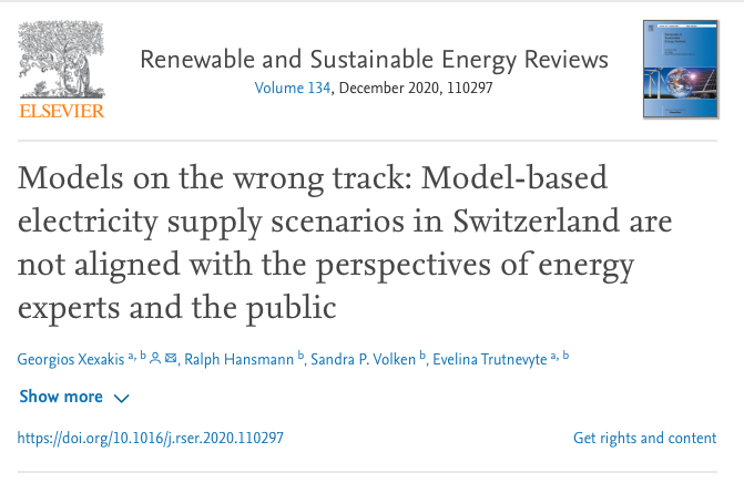 etrutnevyte's tweet photo. Even with 82 electricity scenarios for 2035 in Switzerland from many organizations, there is still a lack of scenarios that would represent the views of the public and even energy experts.   
https://t.co/gjtxVOKWHG 

@gxexakis @UNIGEenergy @unige_ise @unige_en @ElsevierEnergy https://t.co/WF4jAL18UB