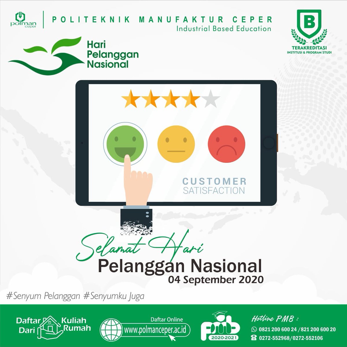 PolmanCeper1's tweet photo. “Satisfaction is a rating. Loyalty is a brand.” — Shep Hyken
#HariPelangganNasional #customers https://t.co/R3nwFbsGRk