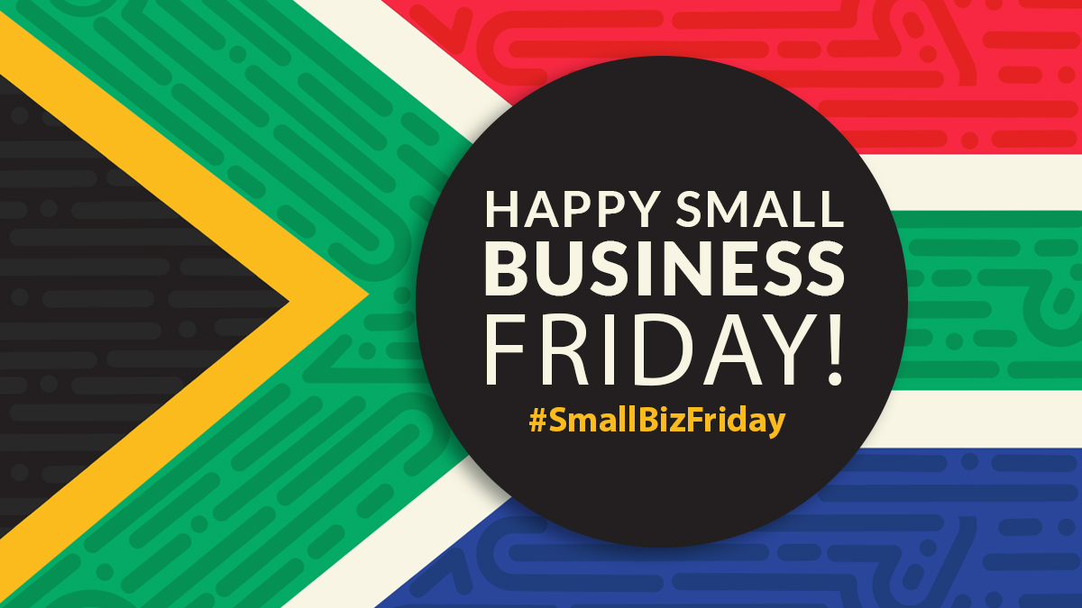 NSBCAfrica's tweet photo. Happy #SmallBizFriday! Its the day where we rally the nation to go big by supporting #SmallBusiness! Let's fly the flag for small businesses today. Who will you be supporting? #FridayFeeling #RebuildSouthAfrica @SmallBizFriday https://t.co/cBQ4TQWXx5