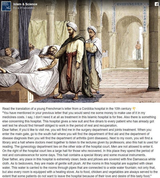 Read the translation of a young Frenchman’s letter from a Cordóba hospital in the 10th century