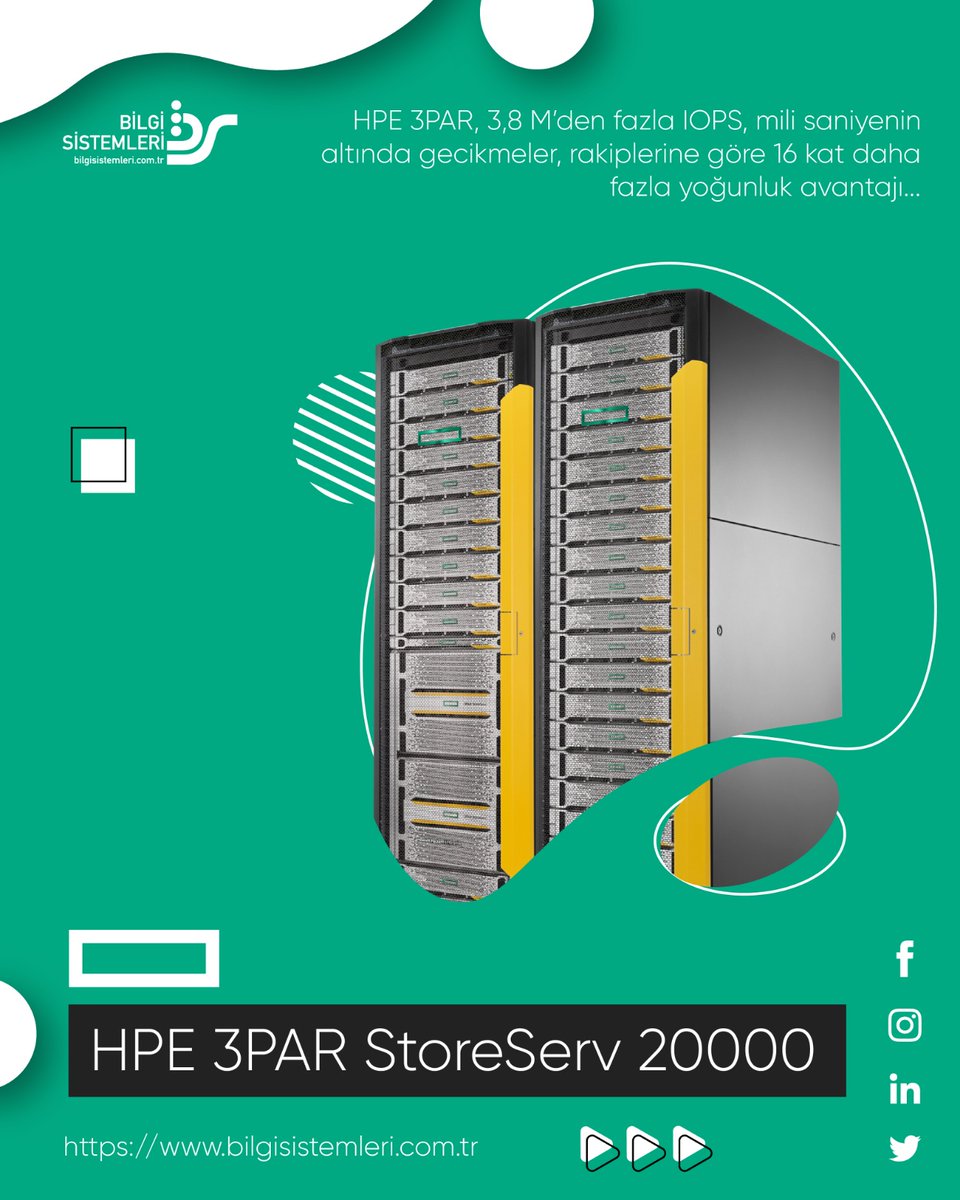 B_Sistemleri's tweet photo. Bulut ve Hizmet Sağlayıcı Olarak BT ortamları 1. Kademe depolamayı seçmeye mi zorladı?
#hpe #hp #cloud #bulut #storage #depolama #iops #3par #hpe3par #hpe3 #flash #performans #sıkıştırma #sikistirma #hdd #ssd #bilgi #sistem #yazilim #donanim https://t.co/2GgVj2VBeR