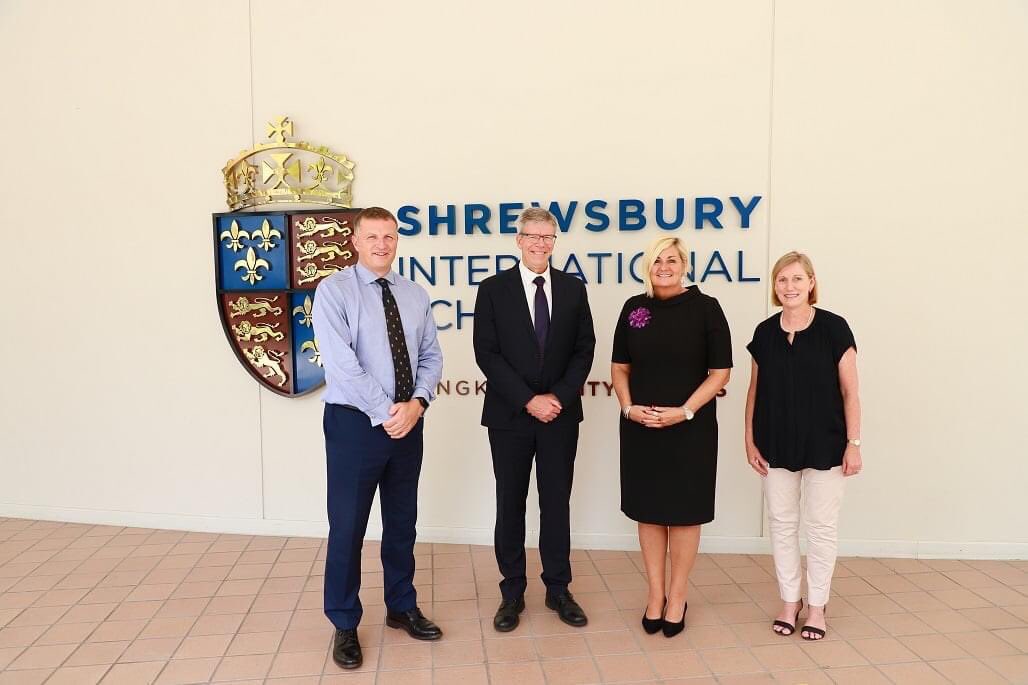 SHBcitycampus's tweet photo. Today we welcomed Dr Tim Nuttall, the new Director of Schools at Shrewsbury International Asia (SIA) to visit City Campus. Pictured here with Mr Seal @SHBriverside, Ms Dennison, and Ms Margaret Shaw. 

Read more: https://t.co/6cRqz9PGDY https://t.co/BPswHHfZUm