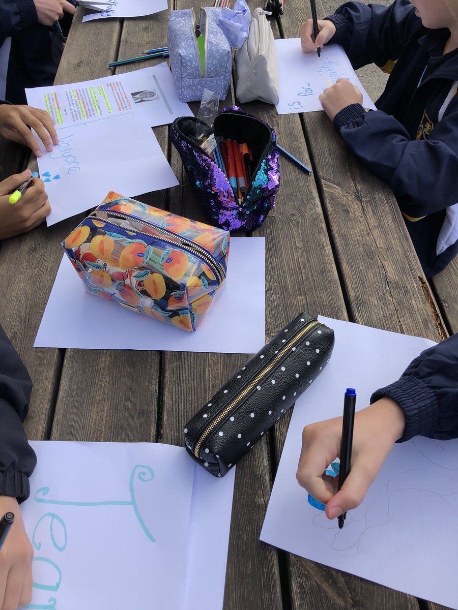 HGSTransition's tweet photo. Planning for House presentations @HitchinGirls #housetrophy #headsofhouse #teresahouse https://t.co/OBwbPvO0n8