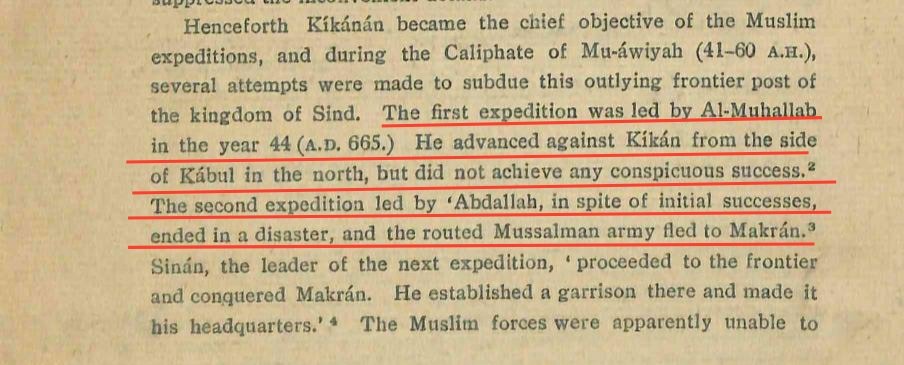 Then Arabs Sent Another army towards Kabul Under Abdallah, Which ended in Disaster.