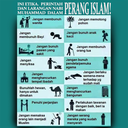sobatwirid's tweet photo. Betapa mulianya akhlak Nabi Muhammad, bahkan dalam berperang sekalipun. https://t.co/RpwHA17DqN