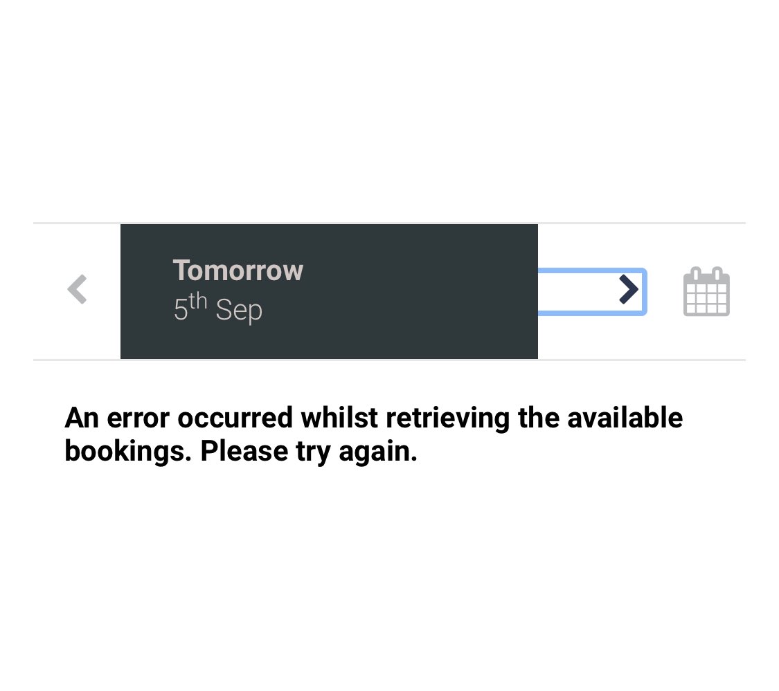 White_Fi's tweet photo. Eurgh! 😒 it’s been days now!! When is that DB going to be fixed? Also please stop using Server 2008! It isn’t supported by MS. Don’t get breached. I hope you have an extended support contract with Microsoft. ⁦@PlacesLeisure⁩ https://t.co/UJDSllYJRM