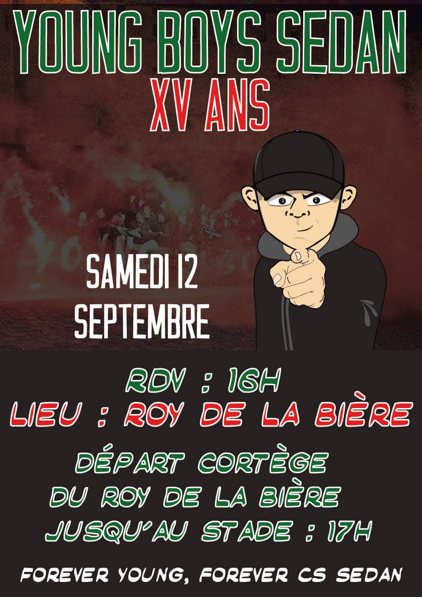 SeB_SeDenSi's tweet image. Oui, tout n&apos;est pas parfait en ce début de saison (je le dis d&apos;ailleurs régulièrement)
Mais balek, RDV à tous le samedi 12 Septembre à partir de 16 heures au Roy de la Bière et TOUS AU MATCH contre l&apos;AJ Auxerre

Le 12/09, à partir de 17 heures 55, tous à bloc.
Sedan, c&apos;est nous !
