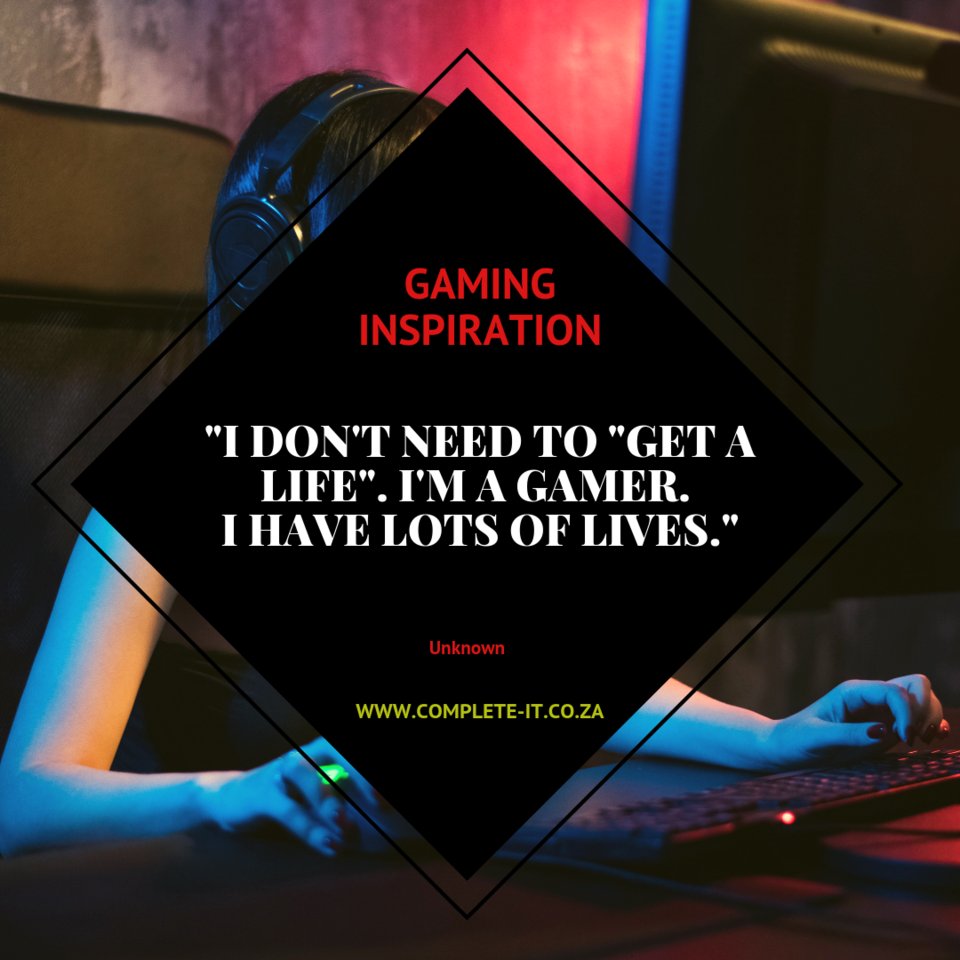 CompleteITCT's tweet photo. "I don't need to "get a life". I'm aย gamer. I have lots of lives."
#relatable #gaminglove #loveforgaming #clan #gamingtribe #gaming #gamingcrazy #pcgaming #games #instagaming #game #xboxlive #xboxonex #gamers #gamerslife #gamestagram #completegamer https://t.co/AfVdVMnpWJ