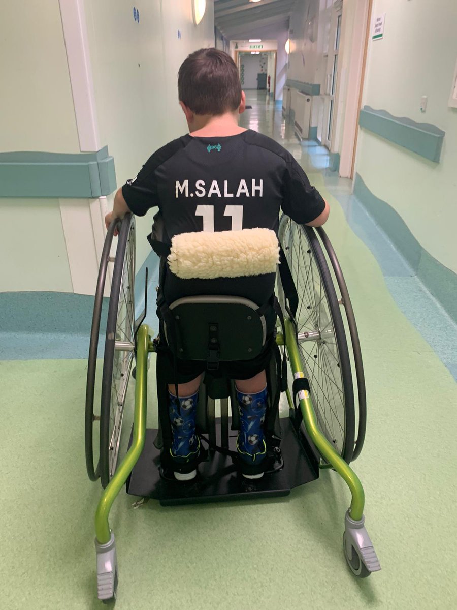 TrystGoal4Glory's tweet photo. Picking up some real speed now like one of his @LFC heroes @MoSalah
All-set for another day of physio πͺ #TeamTrystan https://t.co/EytplJWESi
