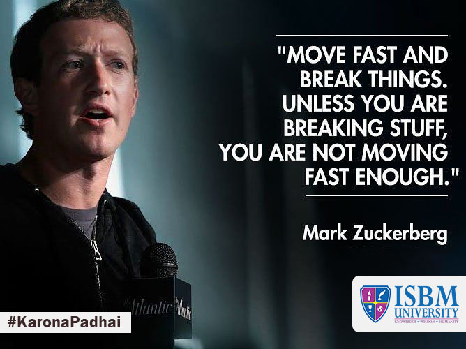 ISBMUniversity's tweet photo. Thought of the Day!
#KaronaPadhai #Firdaythought #motivation #passion #inspiration #MarkZuckerberg #ceofacebook #success #career_growth #ISBMU https://t.co/xdZMinTNBU