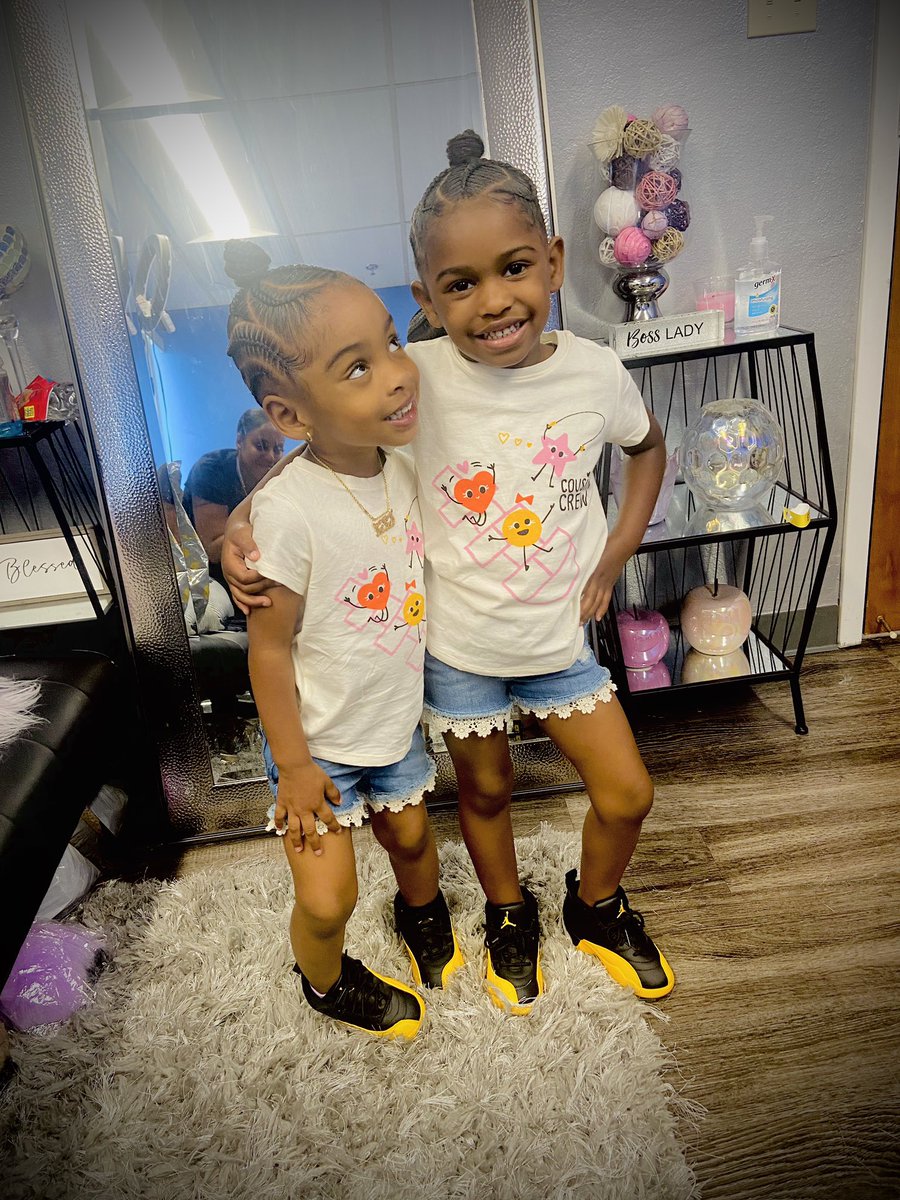 They got the Best kid hairstylist hands down 🥰. #knotlessbraids #stitchbraids #Explore #blackbabies