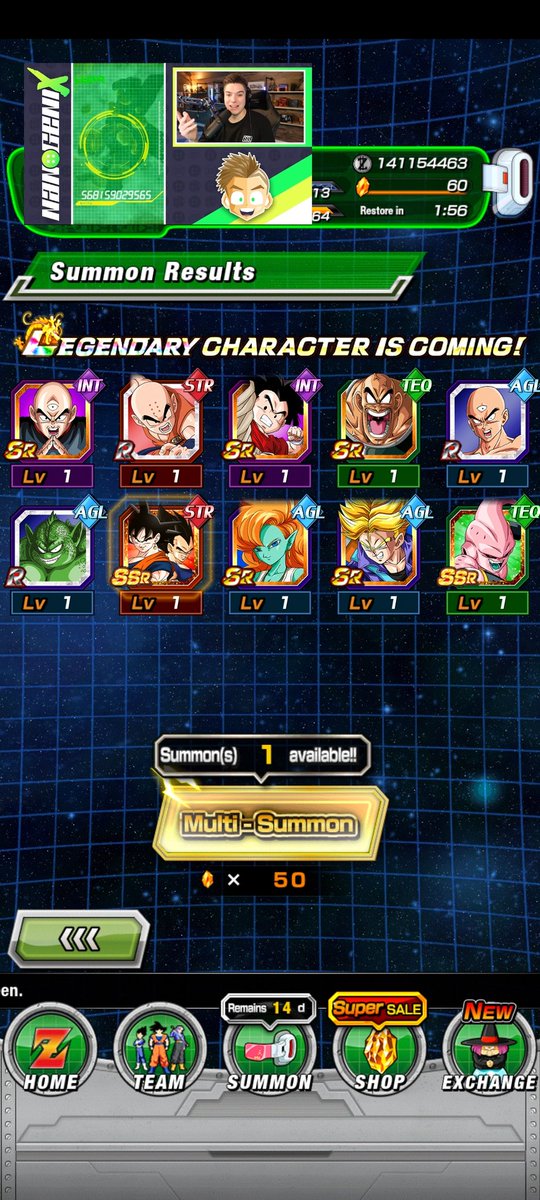 Bassiecore's tweet photo. @Nanogenix Not the greatest but I managed to pull a dupe of the vegito which was neat ^ https://t.co/Ywf0RTR7V1