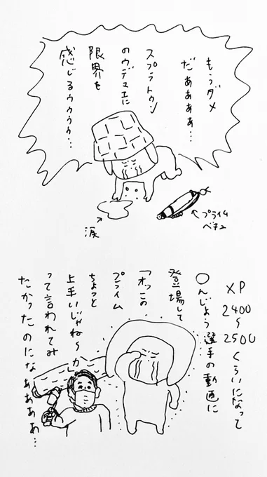 スプラトゥーンについての生産性のないらくがき ハァ〜? 