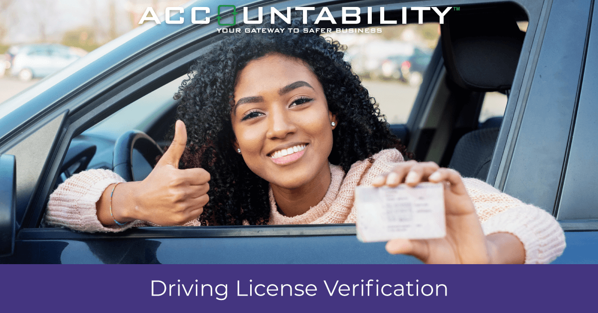 AccyGroup's tweet image. Are you recruiting or employing staff who will drive company vehicles? 
Accountability Members can request an online #DrivingLicenseVerification which ensures that they are protected against potential legal &amp;amp; financial risk.

bit.ly/DriversVerif