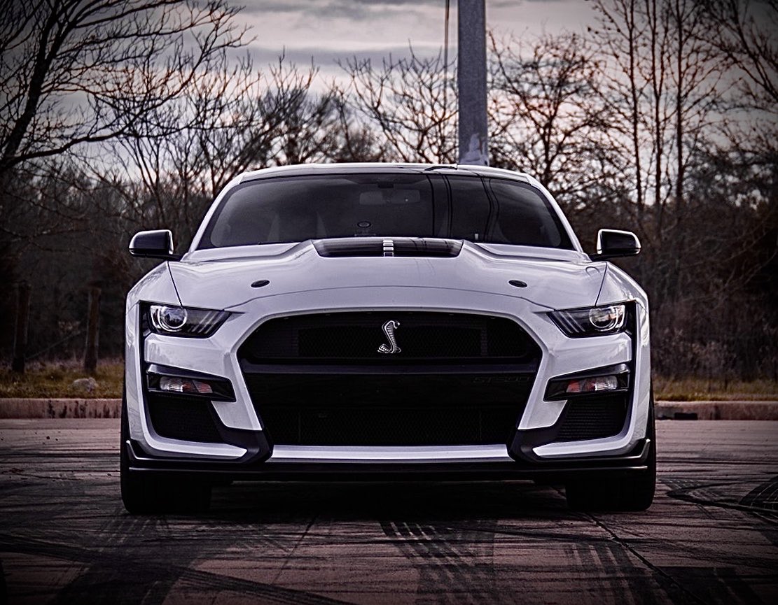 SVT_Cobras's tweet photo. #FrontEndFriday | The handsome white 2020 Shelby GT500...🐍
#Ford | #Mustang | #SVT_Cobra https://t.co/AQ5riDOen5