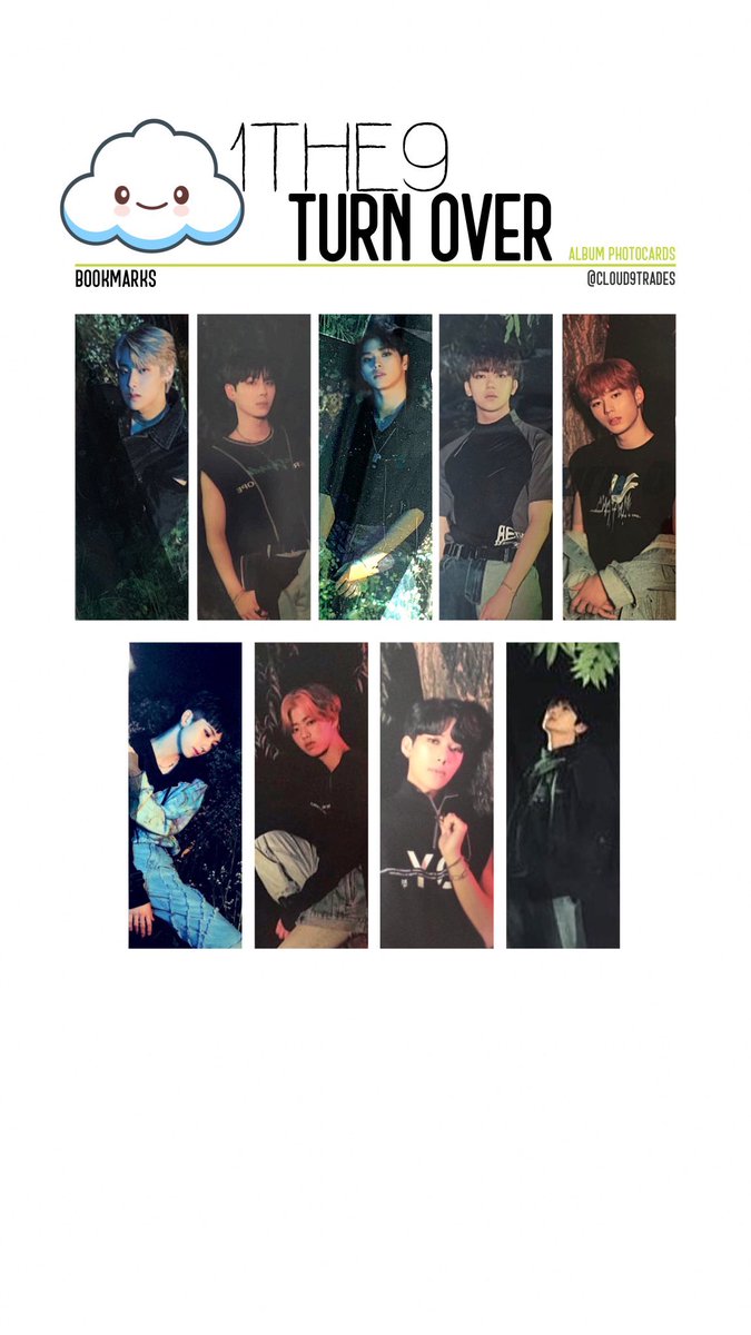 1The9 Turn Over OT9 Photocard Template / Wishlist #1the9 #원더나인