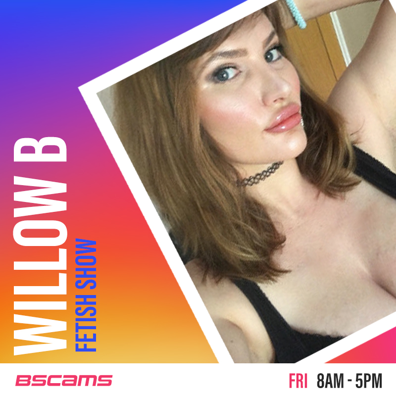 Start the morning with Willow B fetish show https://t.co/JzNJs73kxj