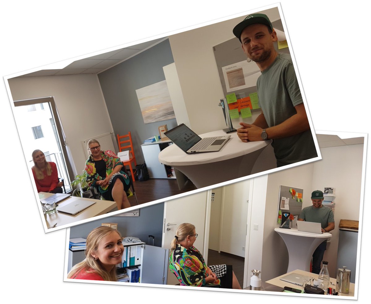 konsultwerk's tweet photo. In unserem internen #Interview- Training gestern haben wir uns mit interkultureller Kommunikation, #UnconsciousBias, verschiedenen Fragetypen und Unterschieden zwischen Online- und Live-Interviews beschäftigt. Wir freuen uns schon, die neuen Erkenntnisse umzusetzen. #Recruiting https://t.co/79Gg1JwkyT