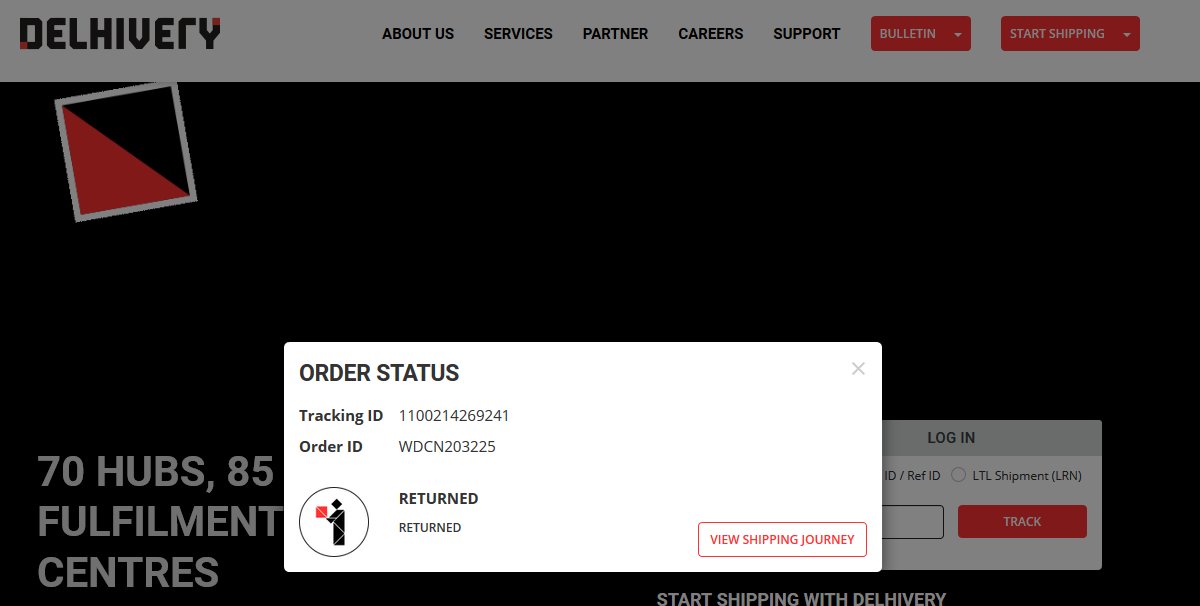 akashdotm's tweet photo. @wonderchef An order made on wonderchef website on 31st July WDCN203225. Got returned earlier, so i requested to get it shipped again. No updates. Checked with customer care, got a shipment ID of https://t.co/SASBb3u9pg saying its on the way. But shows as returned. #irresponsible https://t.co/aNA01lKFYy