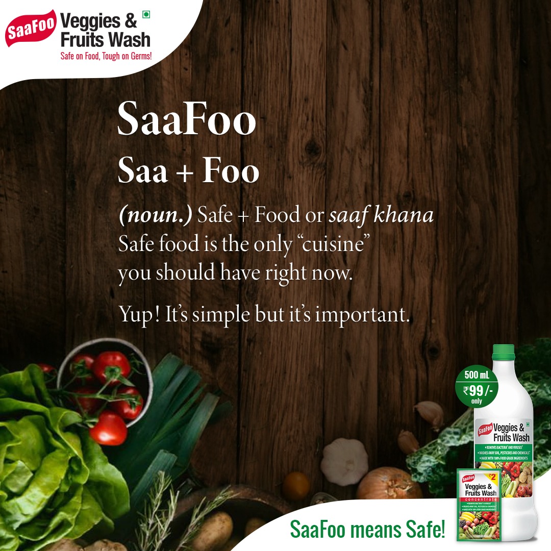 SaafooIndia's tweet photo. Make sure you #SaaFoo your fruits and vegetables very well before you peel, cut, eat or cook with them.
#ShopNow: https://t.co/a9HnnK6llj
#SaaFooMeansSafe #SaaFooit #EatHealthy #HealthyCooking #SafeCooking #WashVegetables #VeggiesWash #SafeVegetables #HealthyLifestyle https://t.co/3JF4q7YIbA