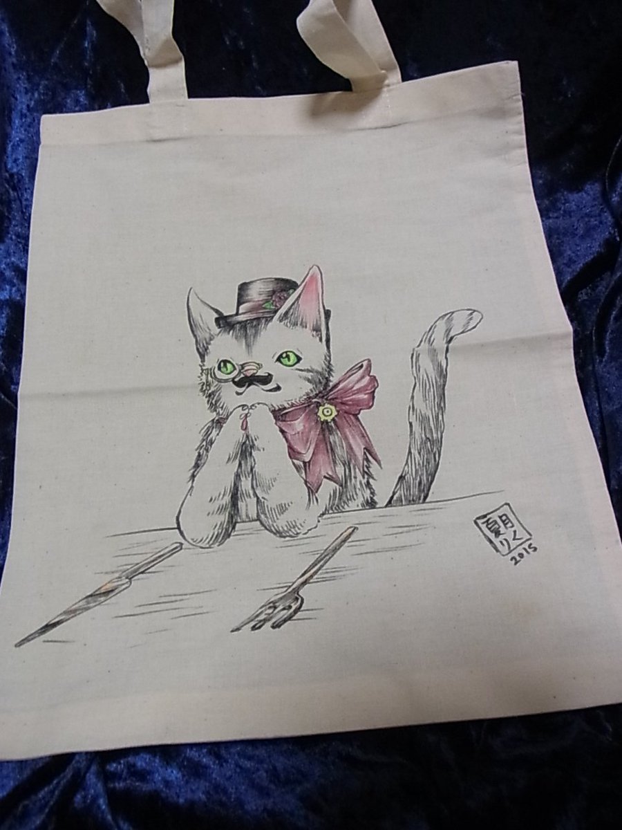 動物や水彩絵描いてるイメージがあまりないようなのでペタリ。
水彩絵、昔似顔絵描きでやってたよ。 