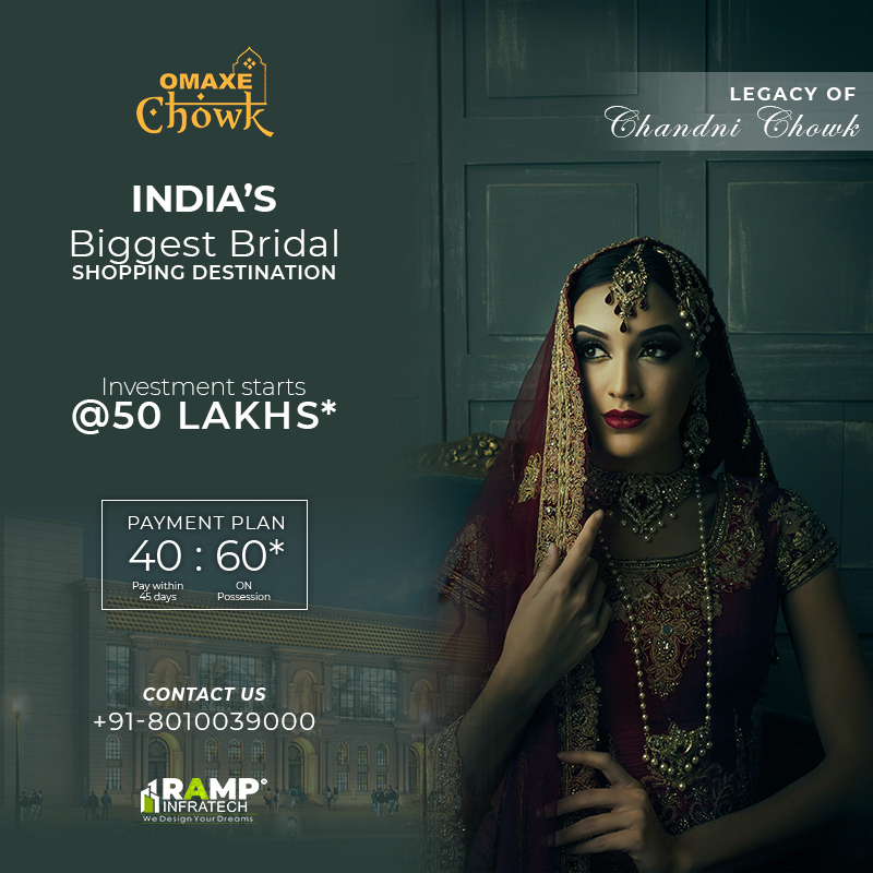 RAMPInfratech's tweet photo. Omaxe Chowk presents India's Largest #jewelcourt in the heart of #delhi
#OmaxeGroup #OmaxeChowk #OmaxeChandniChowk #OmaxeChandniChowkDelhi #PropertyInDelhi #CommercialPropertyInDelhi #CommercialPropertyDelhi #RampInfratech #RealEstate #IndiaProperty #Omaxe https://t.co/vLHiIqDVc7
