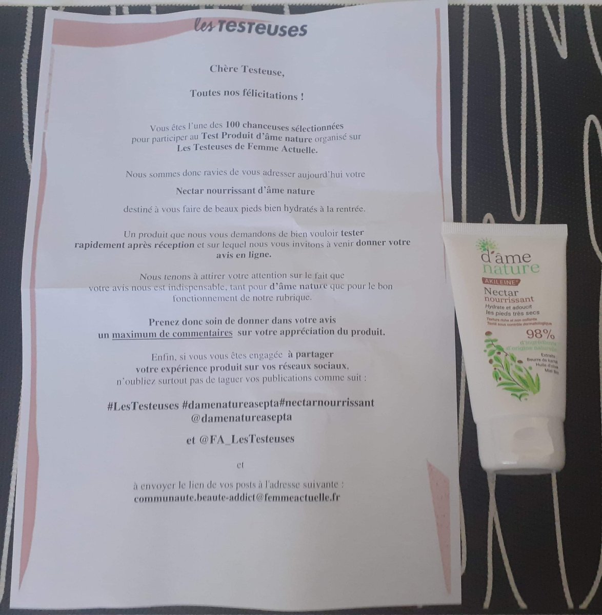 21Puce's tweet photo. Ravie merci #LesTesteuses #damenaturesepta #nectarnourrissant
@damenatureasepta et @Fa_LesTesteuses . https://t.co/w1veBtN5CL
