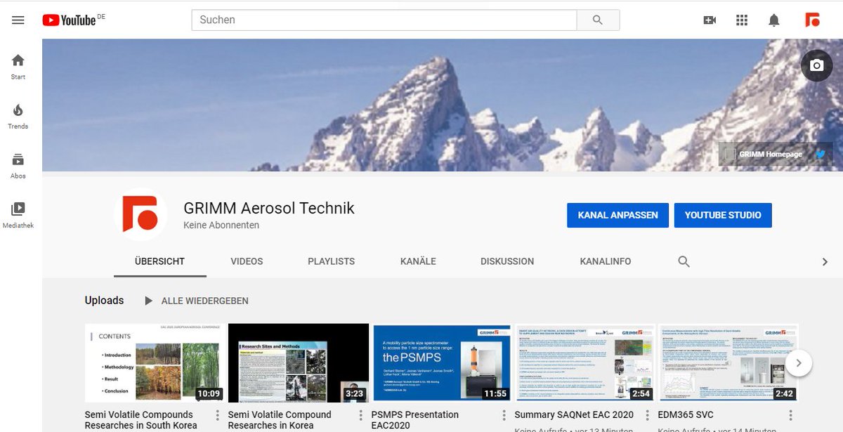GrimmAerosol's tweet photo. All Videos of Presentations and Product Demos we held during the #EAC2020 are now available in our Youtube Channel:
https://t.co/86ezH5AprP
Come and watch! https://t.co/vp51h97pZ2
