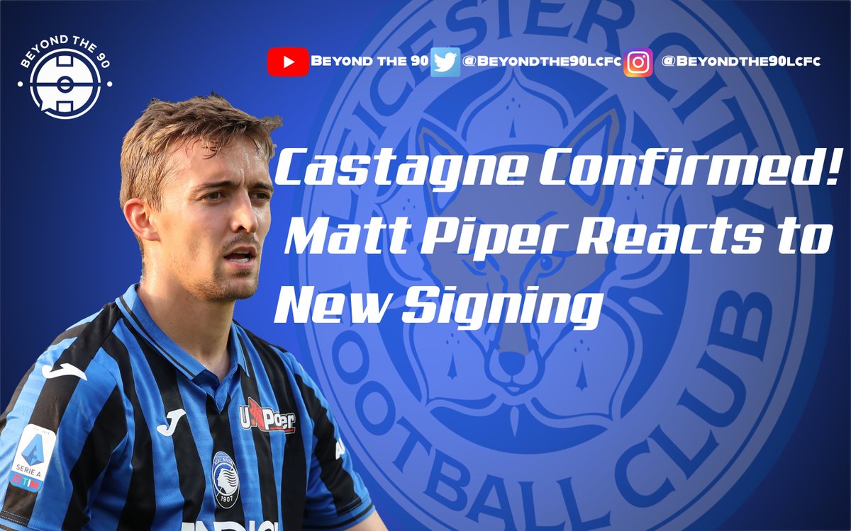 Beyondthe90LCFC's tweet photo. LCFC Legend Matt Piper joins us on this weeks podcast and talks about our new signing @CastagneTim
https://t.co/dq654bhLea
#WelcomeTimothy #lcfc https://t.co/RDQotlE8ik