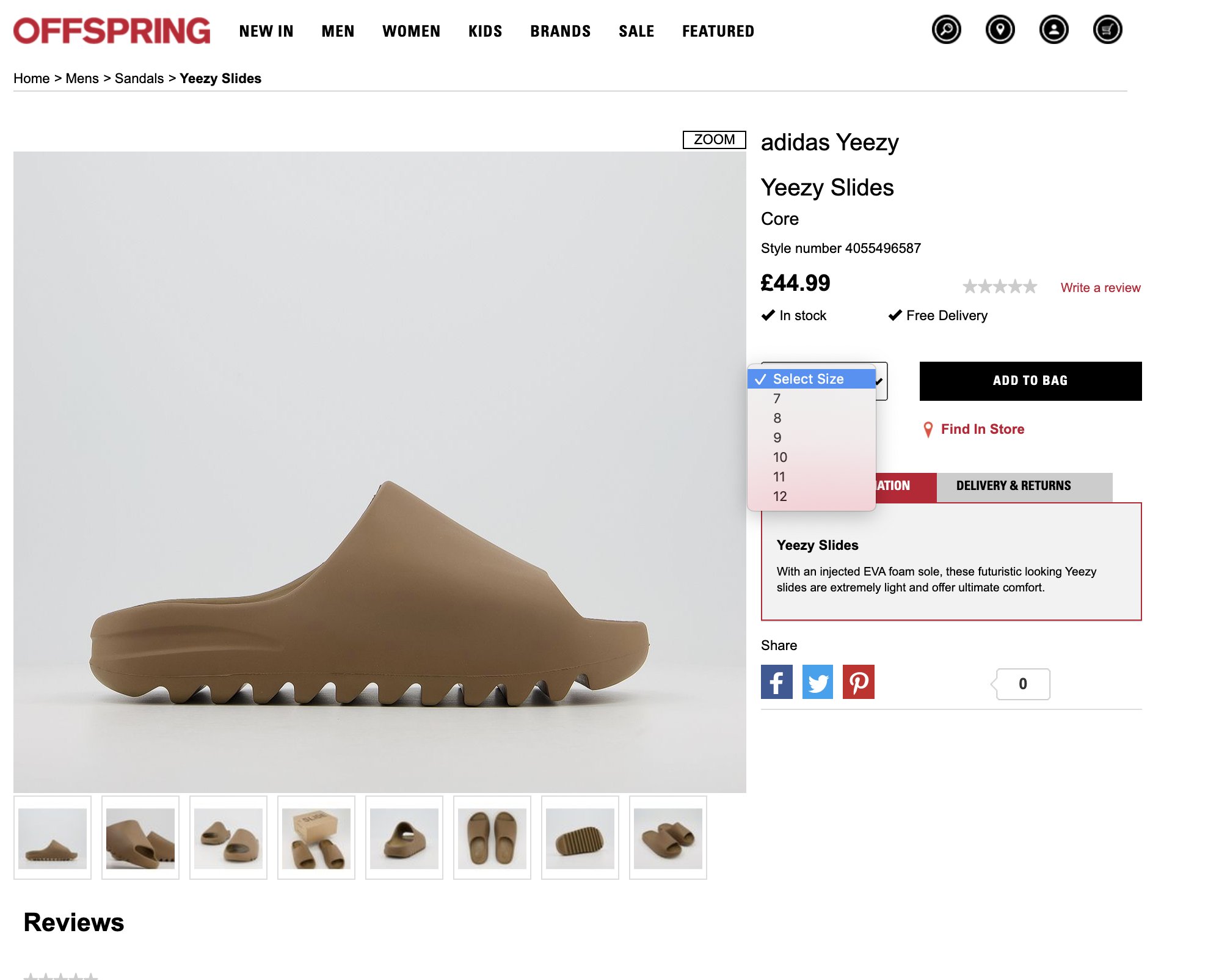 Offspring yeezy top