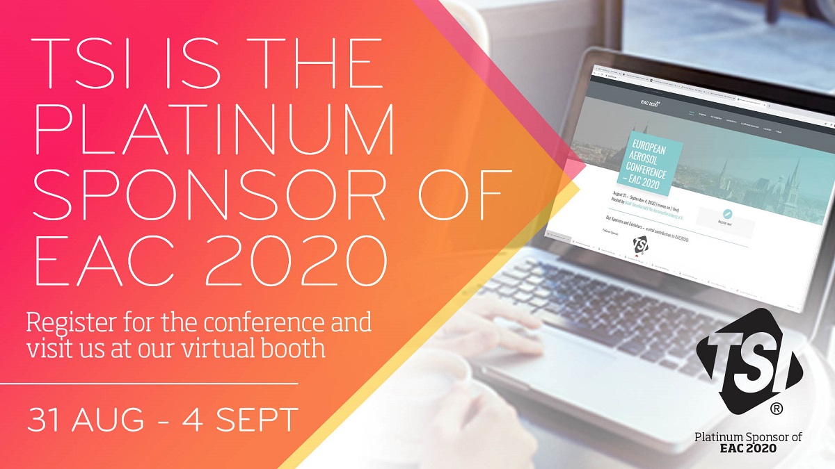 TSIIncorporated's tweet photo. It's the last day of #EAC2020! We hope you are enjoying the online European Aerosol Conference 2020. It's been an honor to sponsor this important aerosol science event. Learn more about EAC 2020 here: https://t.co/TnBcg8lEyc #EACgoesonline #GoEAC2020 https://t.co/ER5yzrgwGe